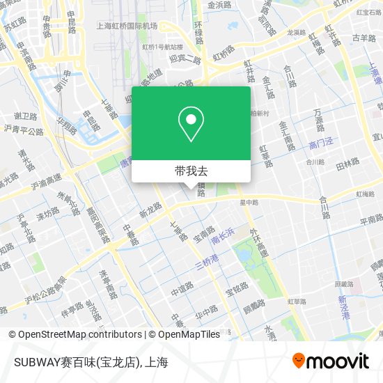 SUBWAY赛百味(宝龙店)地图