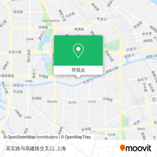 高宝路与高建路交叉口地图