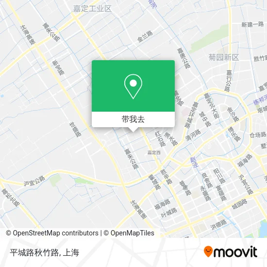平城路秋竹路地图