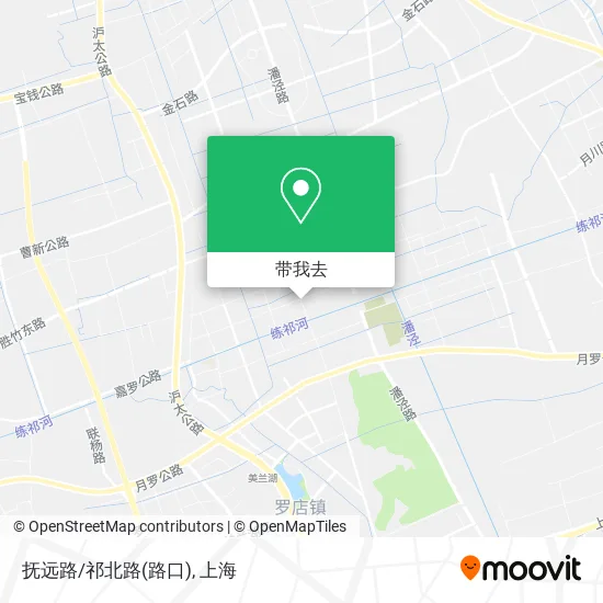 抚远路/祁北路(路口)地图