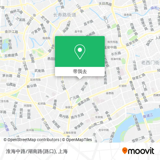 淮海中路/湖南路(路口)地图