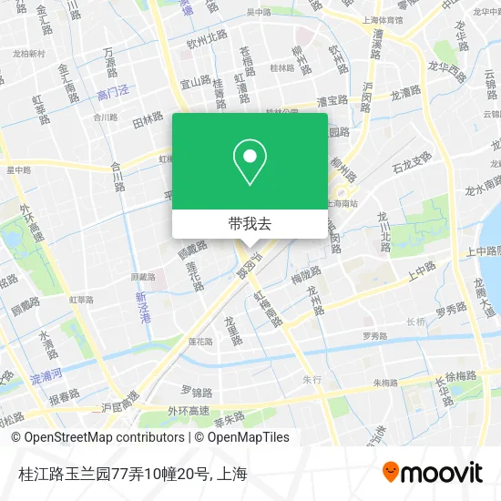 桂江路玉兰园77弄10幢20号地图