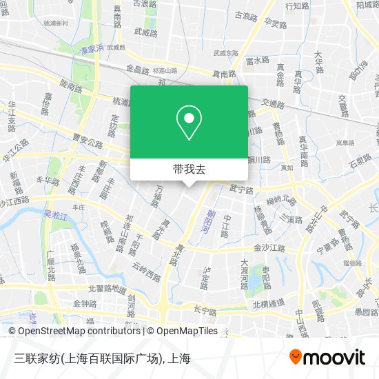 三联家纺(上海百联国际广场)地图