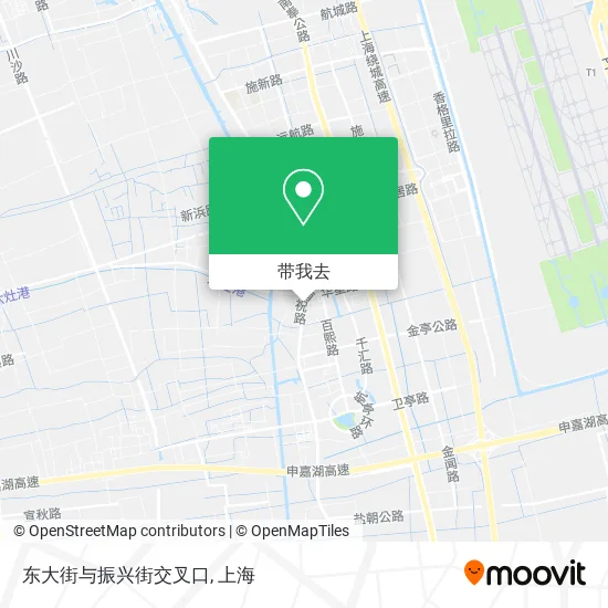 东大街与振兴街交叉口地图