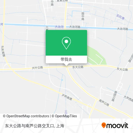 东大公路与南芦公路交叉口地图