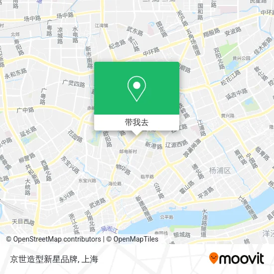 京世造型新星品牌地图