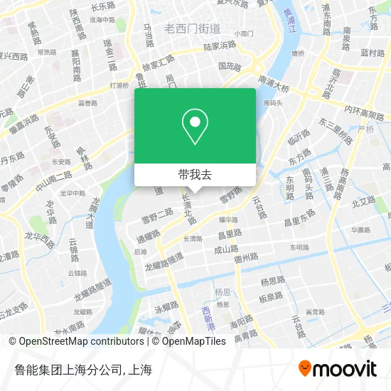 鲁能集团上海分公司地图