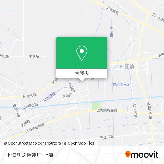 上海盘龙包装厂地图