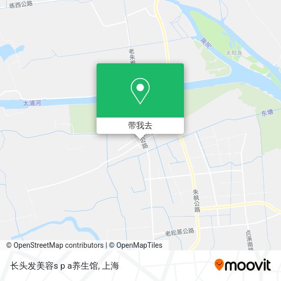 长头发美容s p a养生馆地图