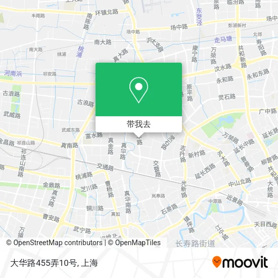 大华路455弄10号地图