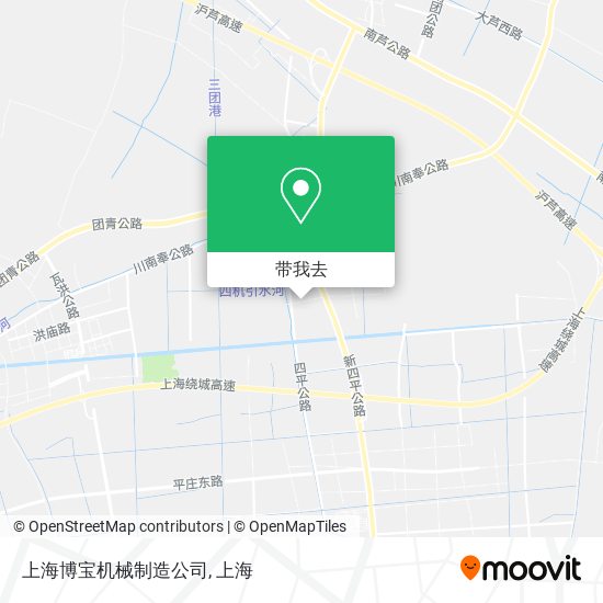 上海博宝机械制造公司地图