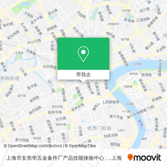 上海市女东华五金备件厂产品技能体验中心，地图