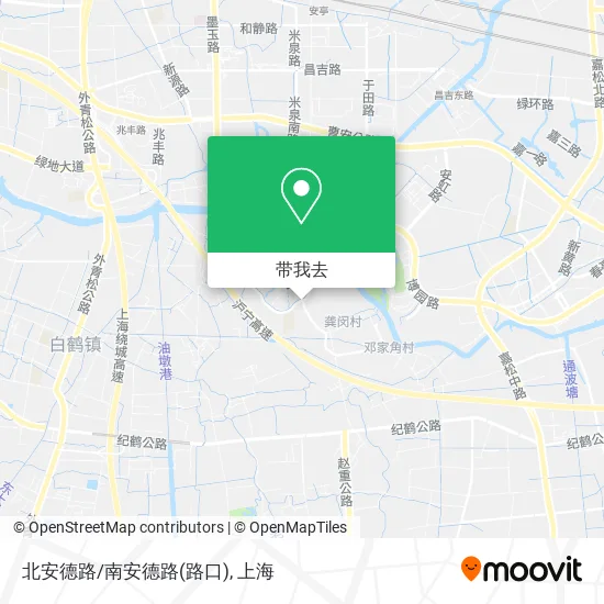 北安德路/南安德路(路口)地图