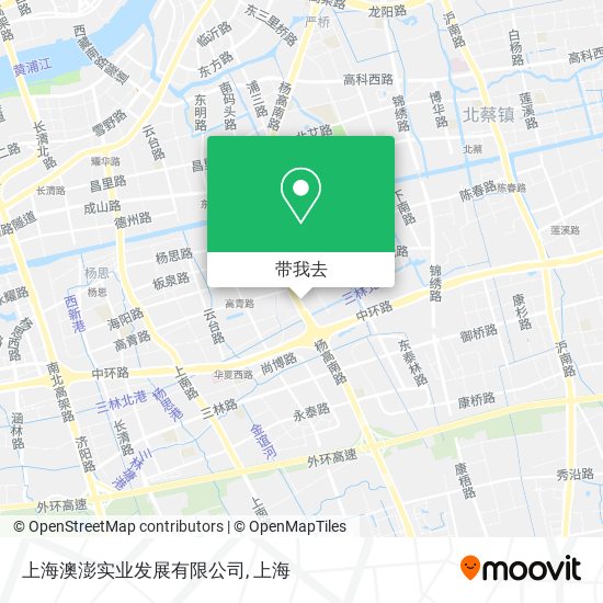 上海澳澎实业发展有限公司地图