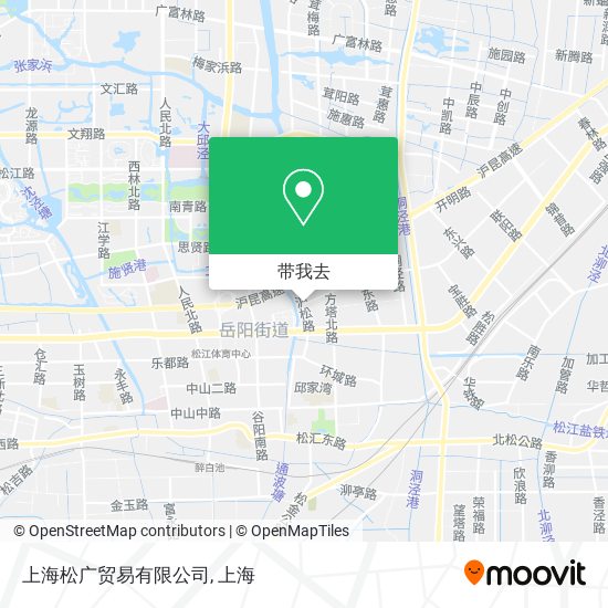 上海松广贸易有限公司地图