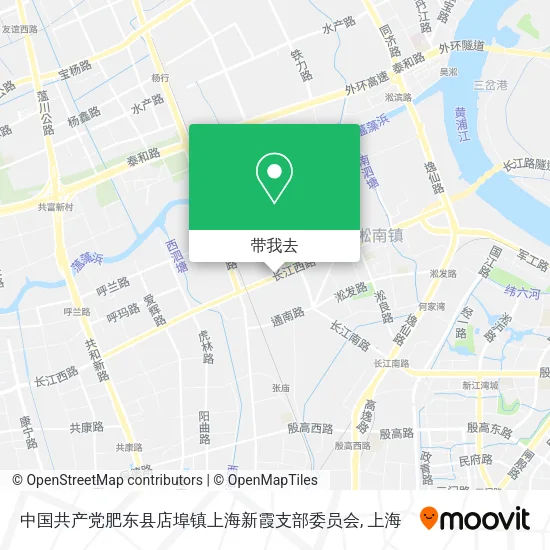 中国共产党肥东县店埠镇上海新霞支部委员会地图