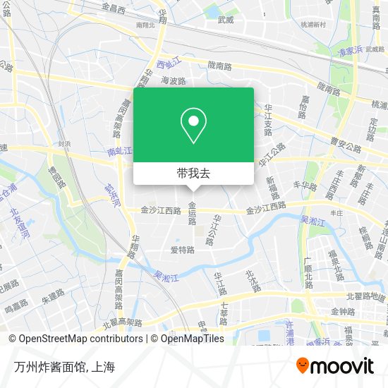 万州炸酱面馆地图