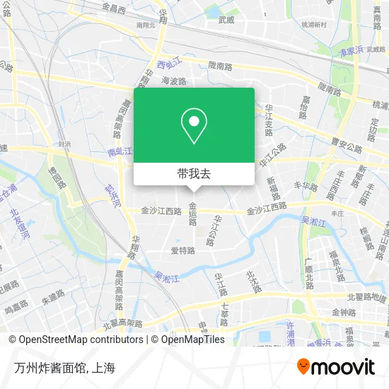 万州炸酱面馆地图