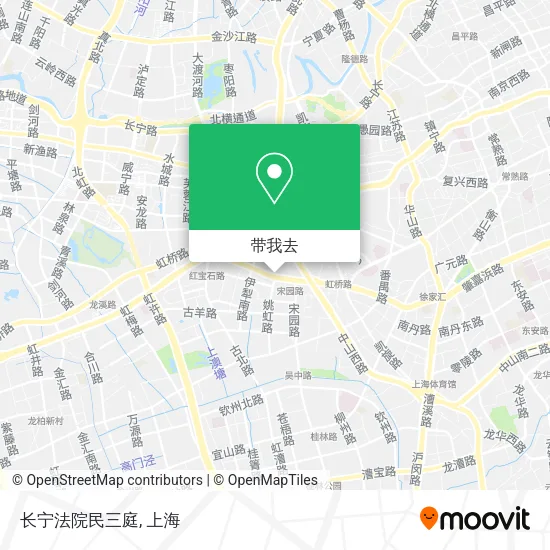 长宁法院民三庭地图