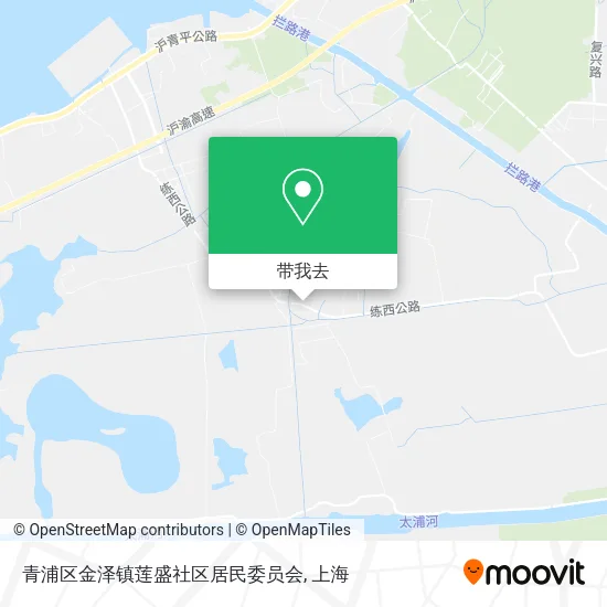 青浦区金泽镇莲盛社区居民委员会地图