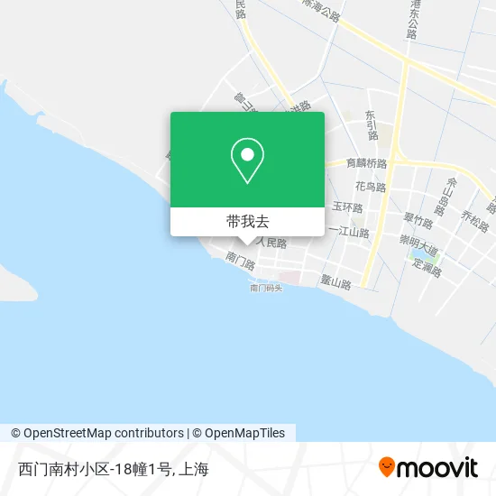 西门南村小区-18幢1号地图