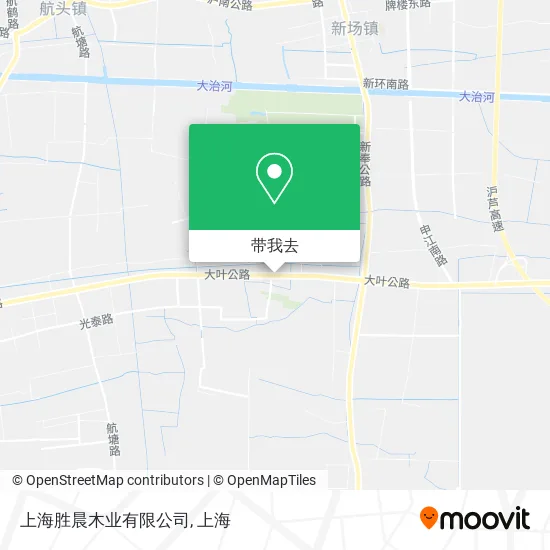 上海胜晨木业有限公司地图