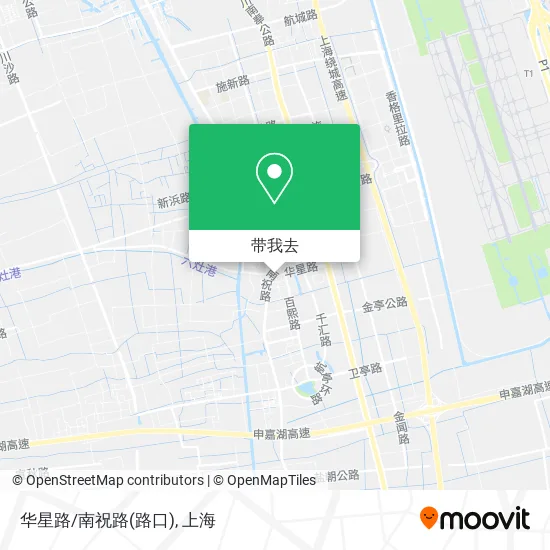 华星路/南祝路(路口)地图