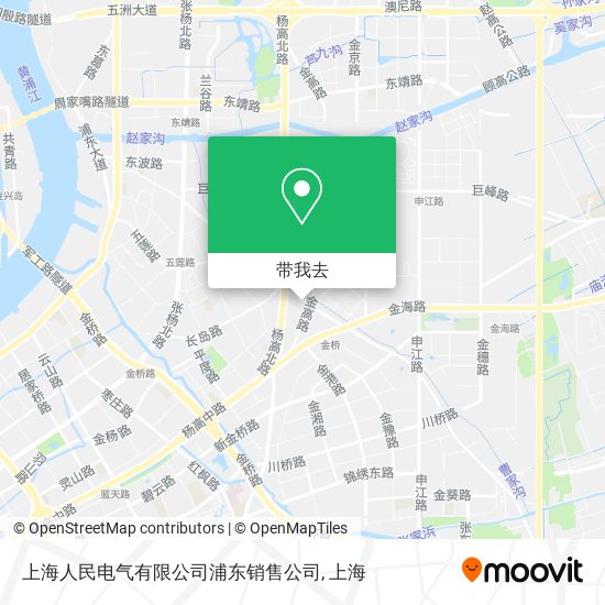 上海人民电气有限公司浦东销售公司地图