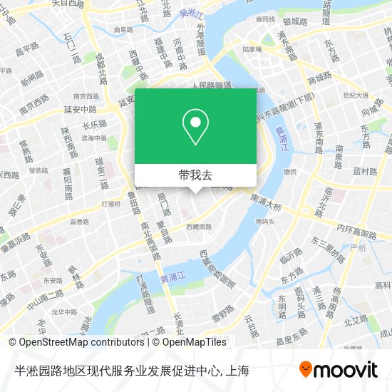 半淞园路地区现代服务业发展促进中心地图