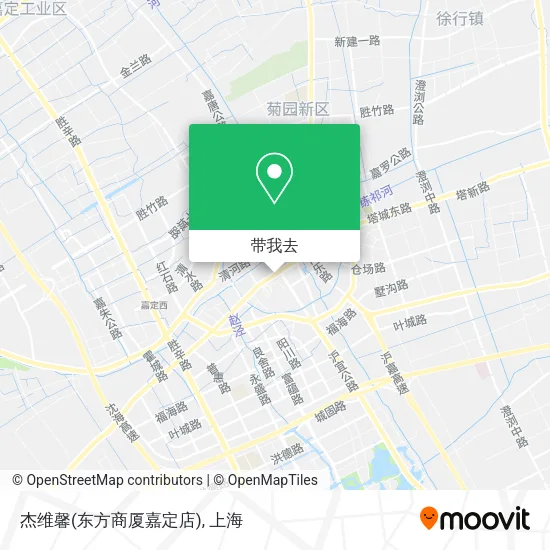 杰维馨(东方商厦嘉定店)地图