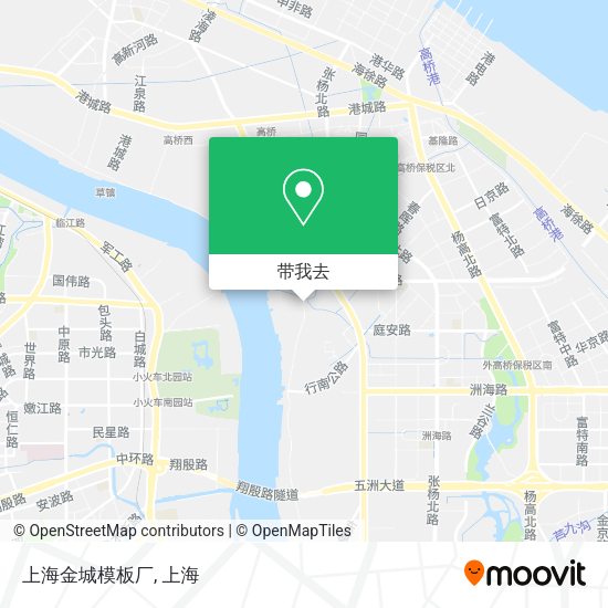 上海金城模板厂地图