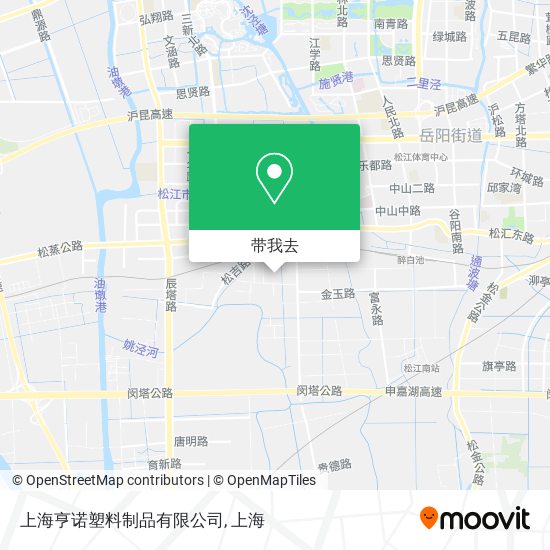 上海亨诺塑料制品有限公司地图