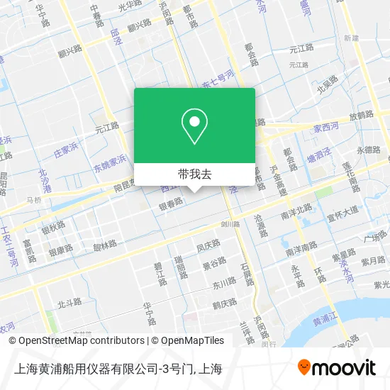 上海黄浦船用仪器有限公司-3号门地图