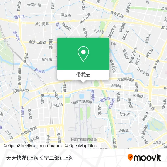 天天快递(上海长宁二部)地图