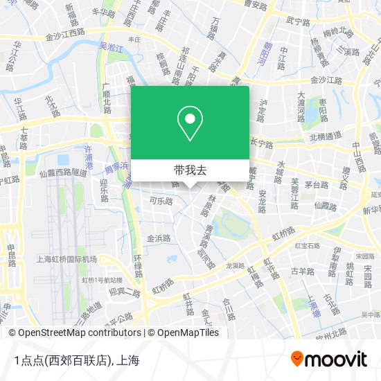 1点点(西郊百联店)地图