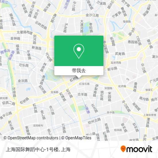 上海国际舞蹈中心-1号楼地图