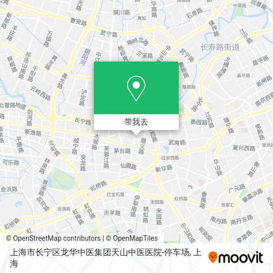上海市长宁区龙华中医集团天山中医医院-停车场地图