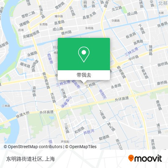 东明路街道社区地图