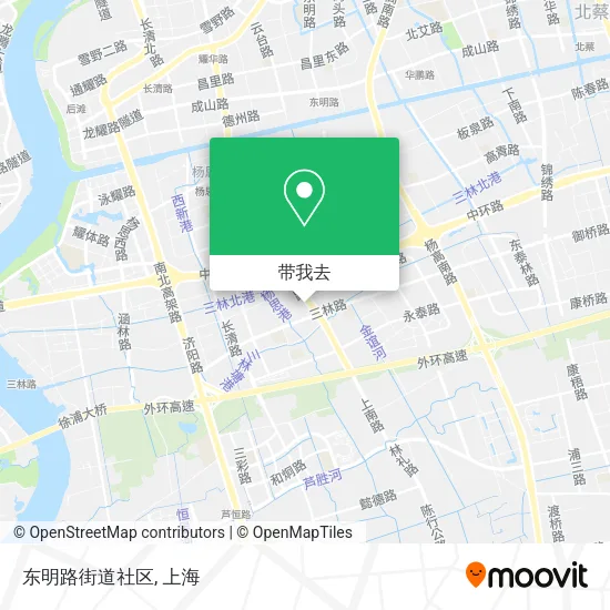 东明路街道社区地图