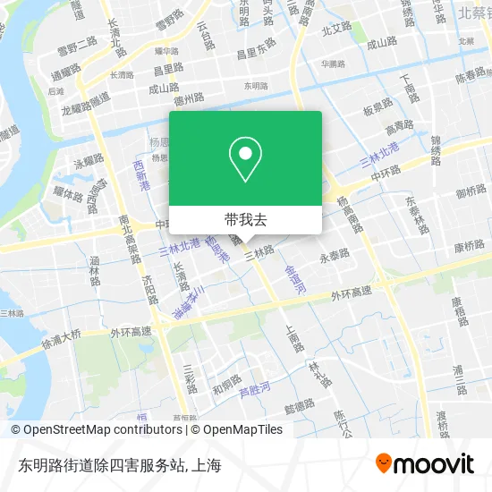 东明路街道除四害服务站地图