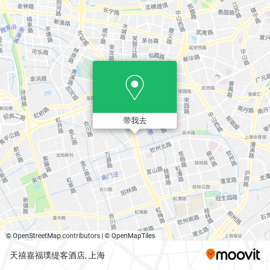 天禧嘉福璞缇客酒店地图