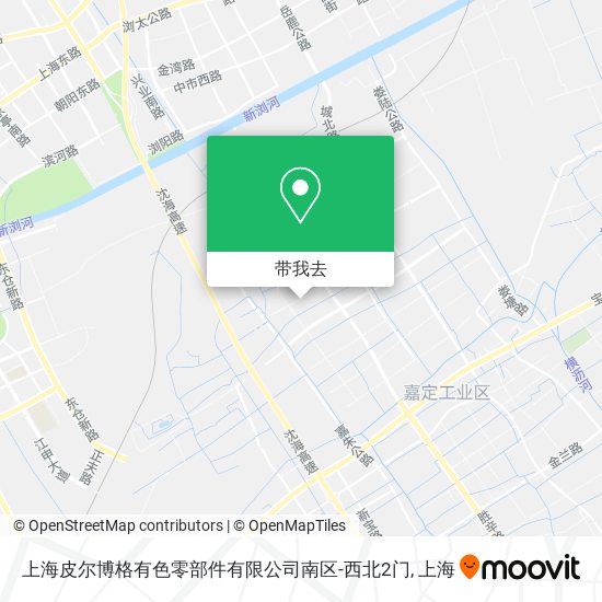 上海皮尔博格有色零部件有限公司南区-西北2门地图