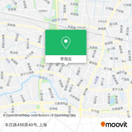 丰庄路450弄40号地图