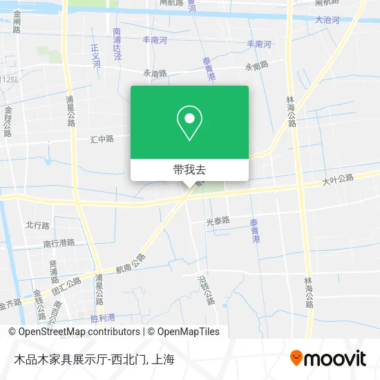 木品木家具展示厅-西北门地图