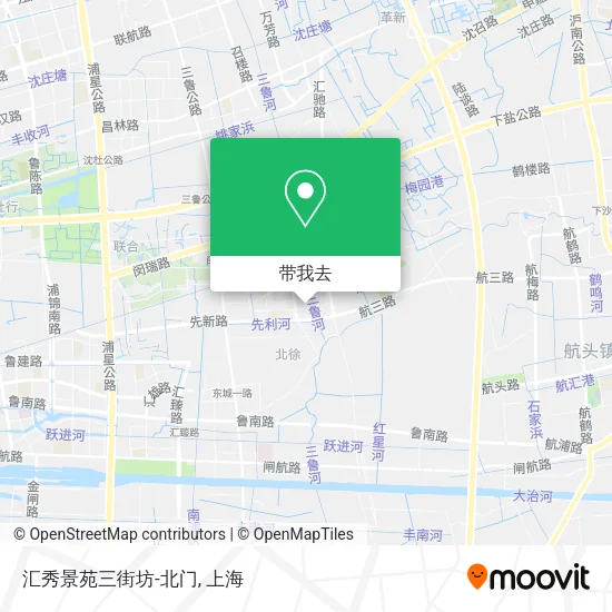 汇秀景苑三街坊-北门地图