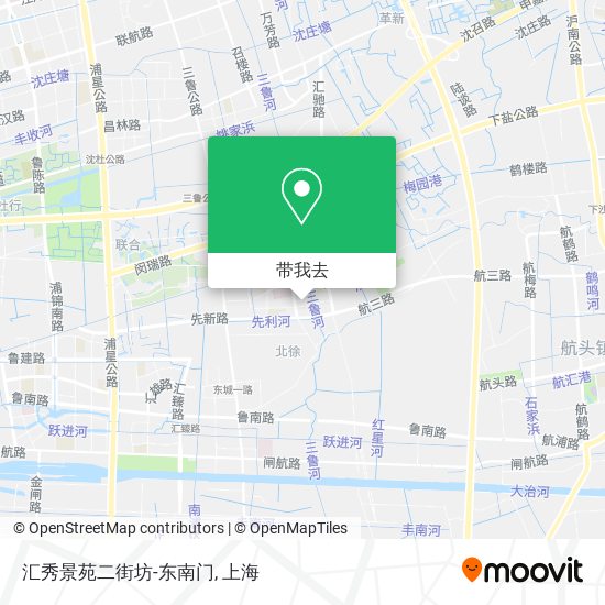 汇秀景苑二街坊-东南门地图