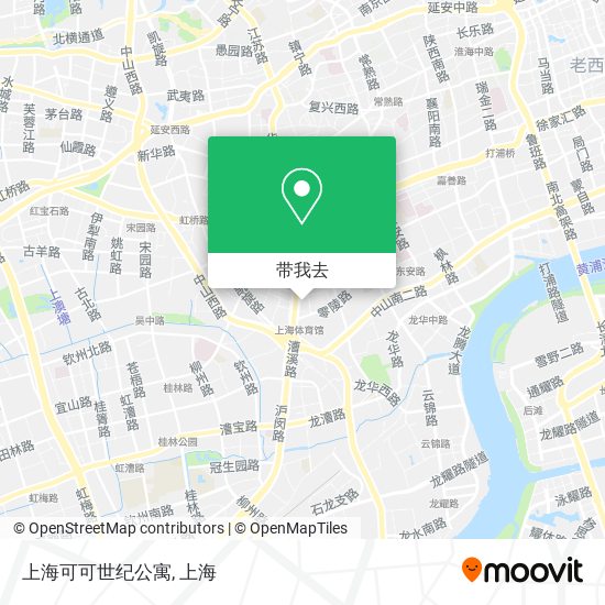 上海可可世纪公寓地图