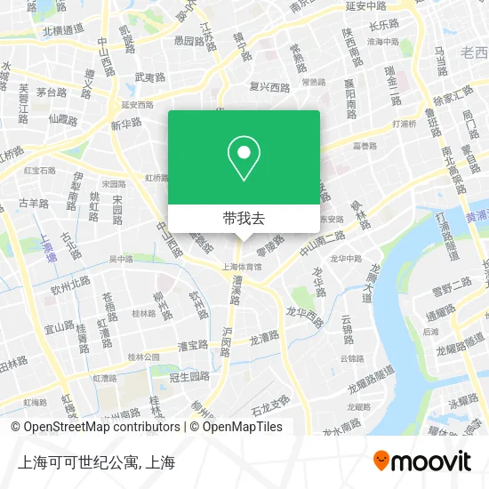 上海可可世纪公寓地图