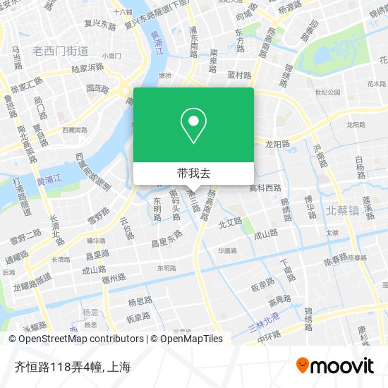 齐恒路118弄4幢地图