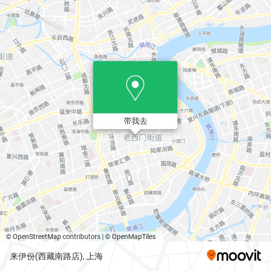 来伊份(西藏南路店)地图